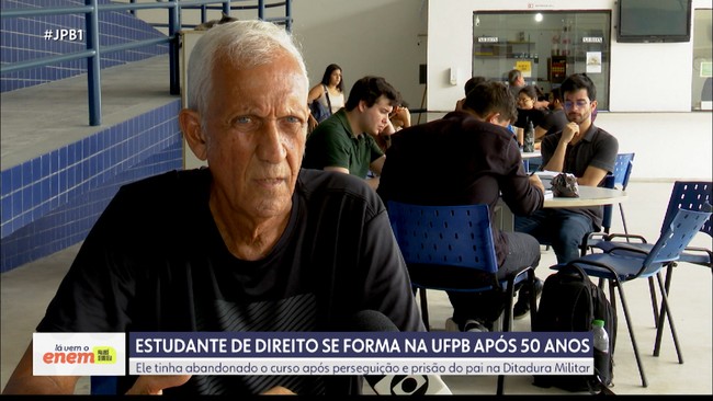 Estudante de Direito se forma na UFPB após 50 anos