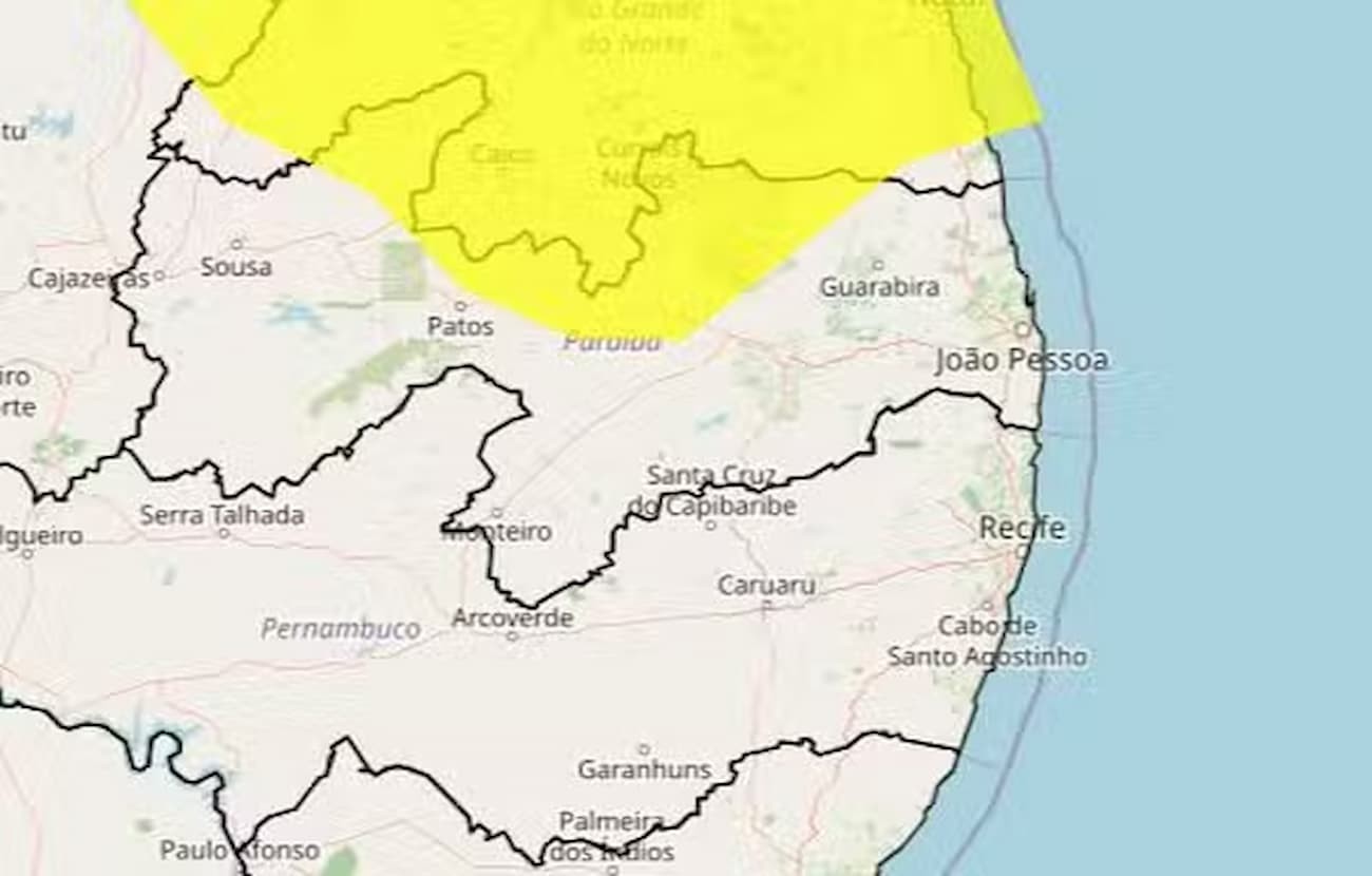 Inmet divulga alerta de vendaval para 50 cidades da Paraíba; saiba como se proteger