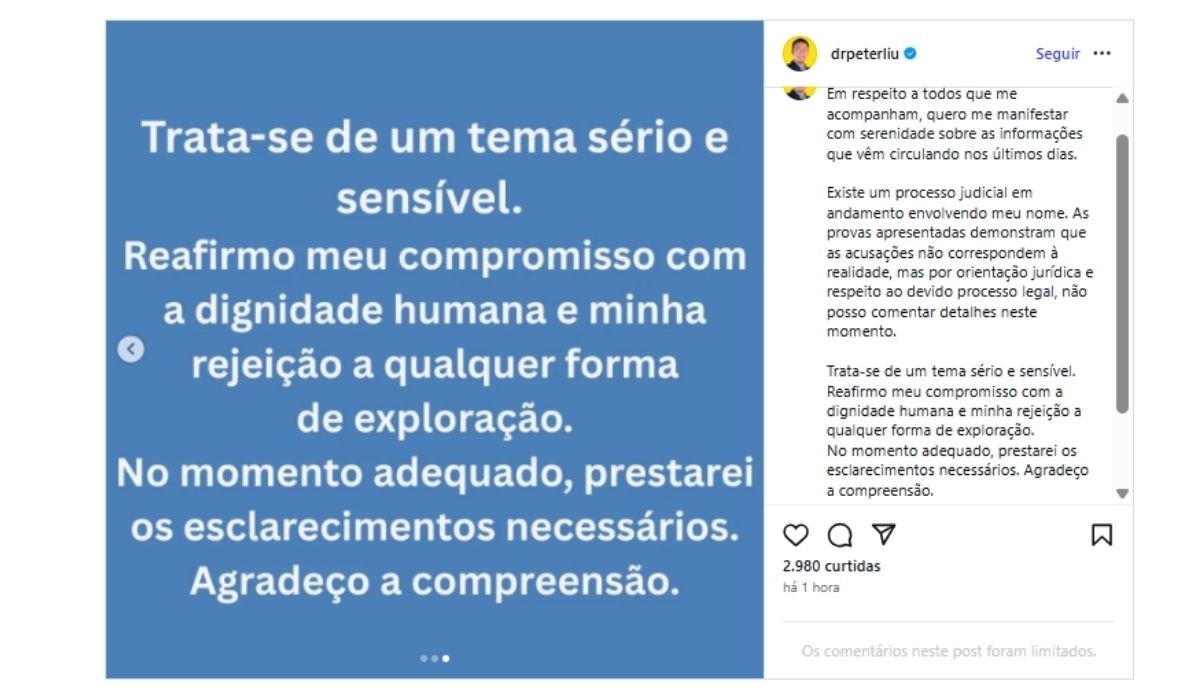 Influenciador condenado por manter empregada em trabalho análogo à escravidão diz que 'rejeita qualquer forma de exploração'
