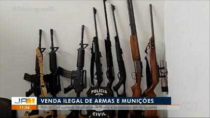 Policia Civil cumpre mandado de busca e apreensão em operação contra venda ilegal de armas