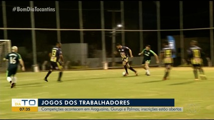 Jogos dos Trabalhadores terão disputas em Araguaína, Gurupi e Palmas