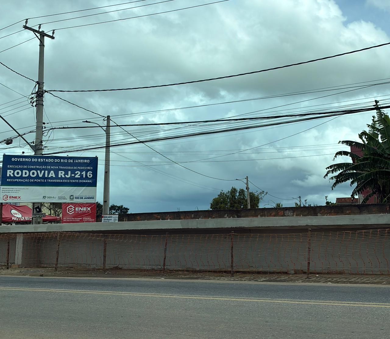 Obra da passarela de Donana atrasa e nova previsão de entrega é para meados de abril, em Campos