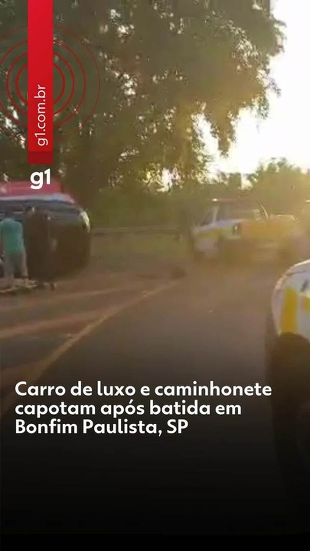 'Estava a 200 km/h', diz testemunha sobre motorista de Porsche que bateu em caminhonete