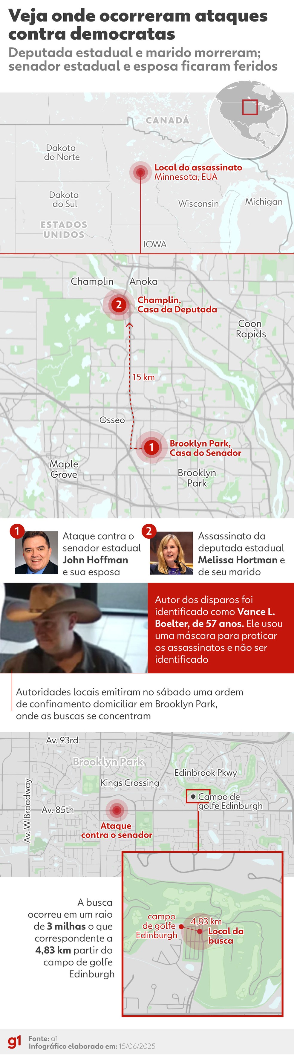 Veja onde ocorreram os ataques — Foto: Editoria de arte do g1