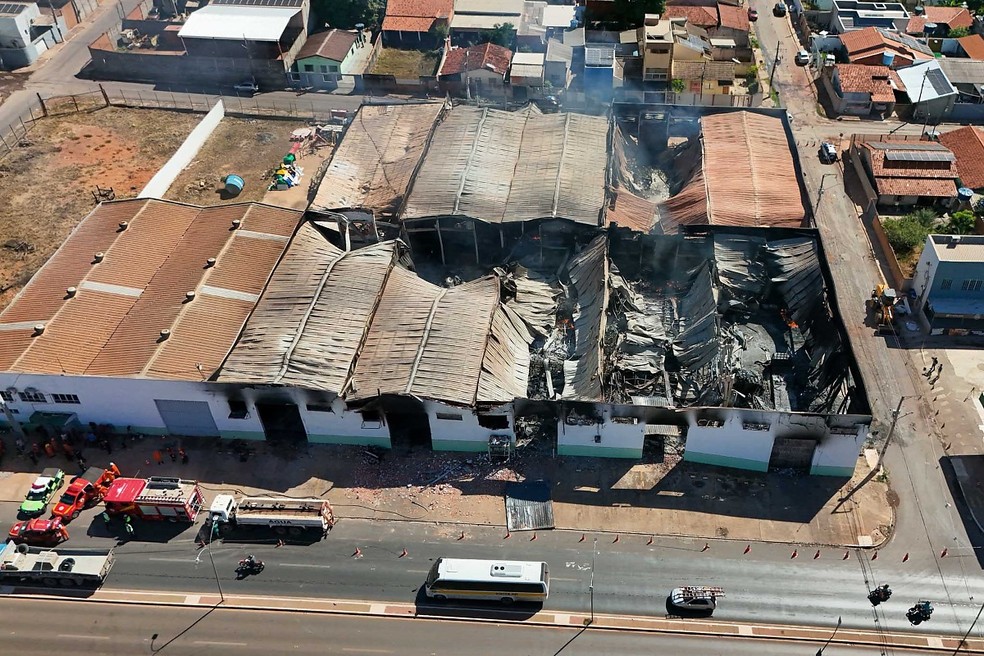 O incêndio ocorreu em 17 de junho deste ano — Foto: Reprodução
