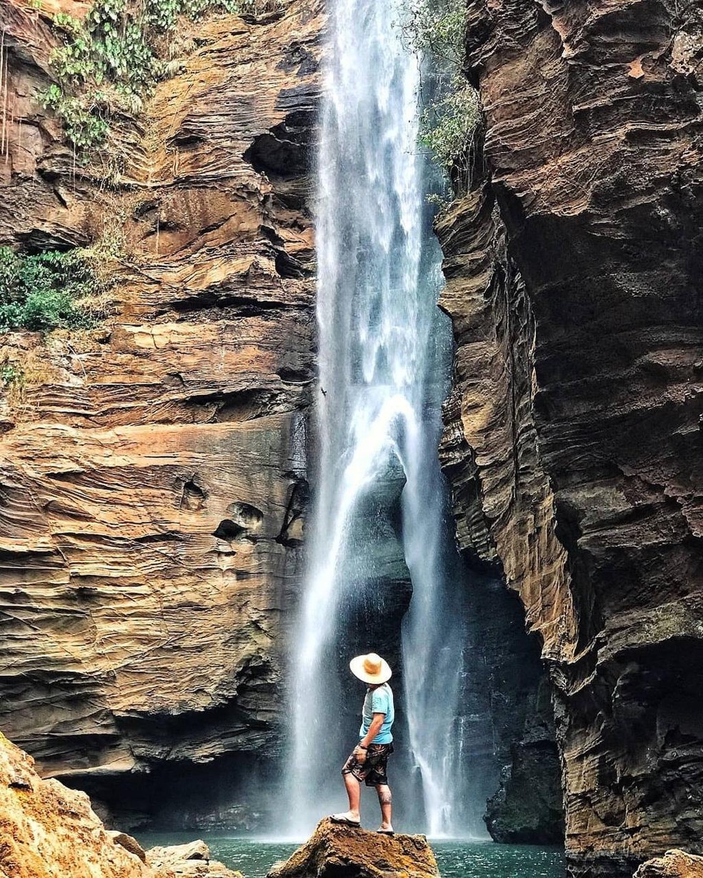Santuário da Pedra Caída em Carolina (MA) — Foto: Divulgação/SETUR MARANHÃO