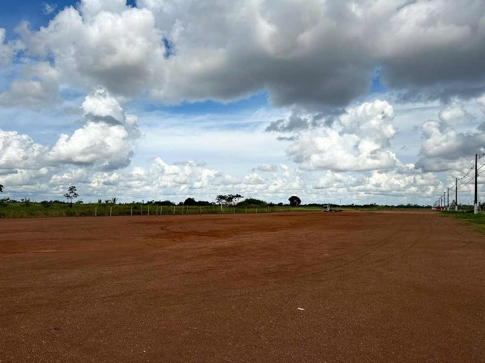 Estacionamento do Espaço Alternativo de Porto Velho — Foto: Jefferson Carvalho/Rede Amazônica