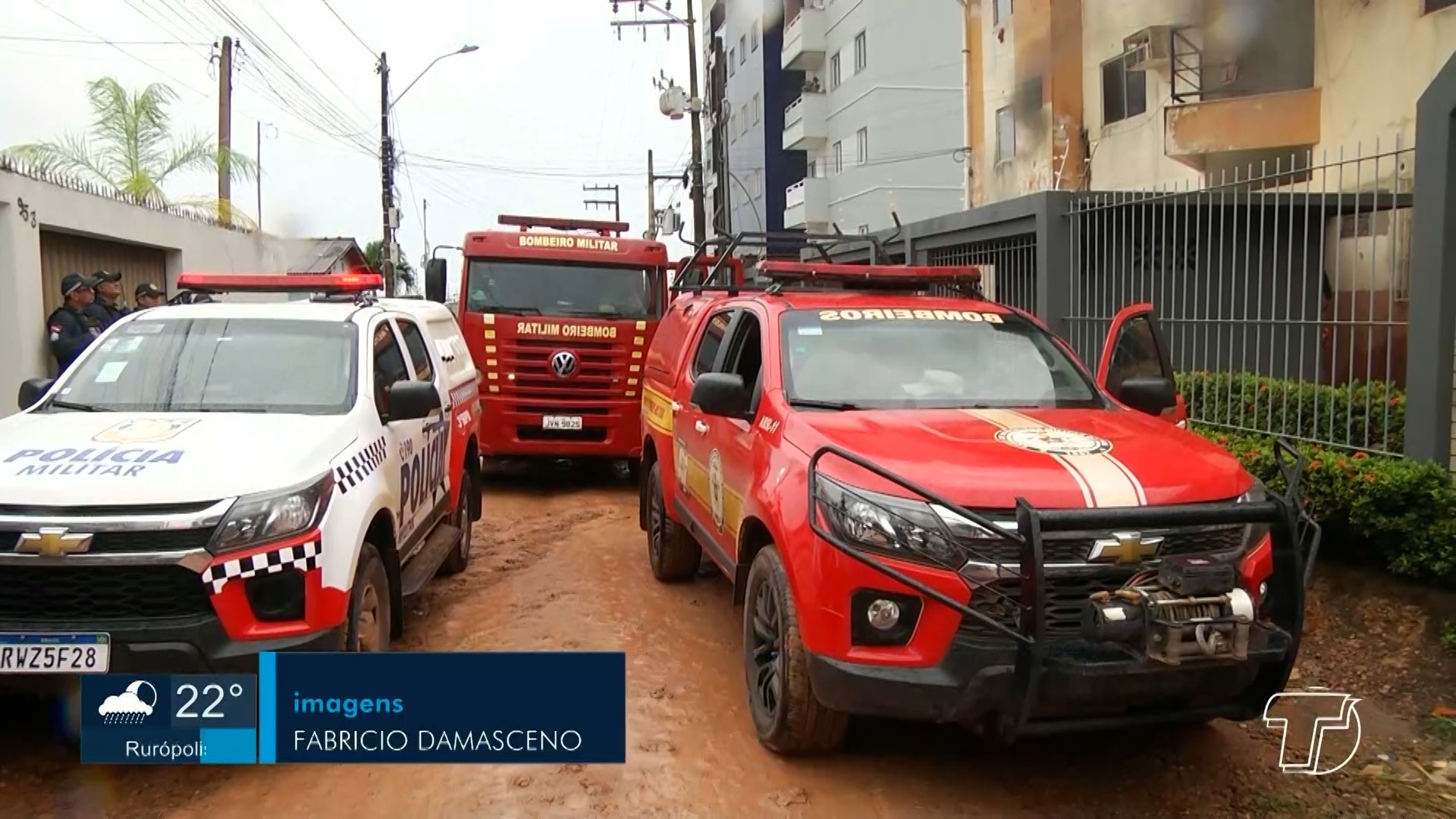 Curto-circuito em geladeira provoca princípio de incêndio em apartamento no bairro Aeroporto Velho