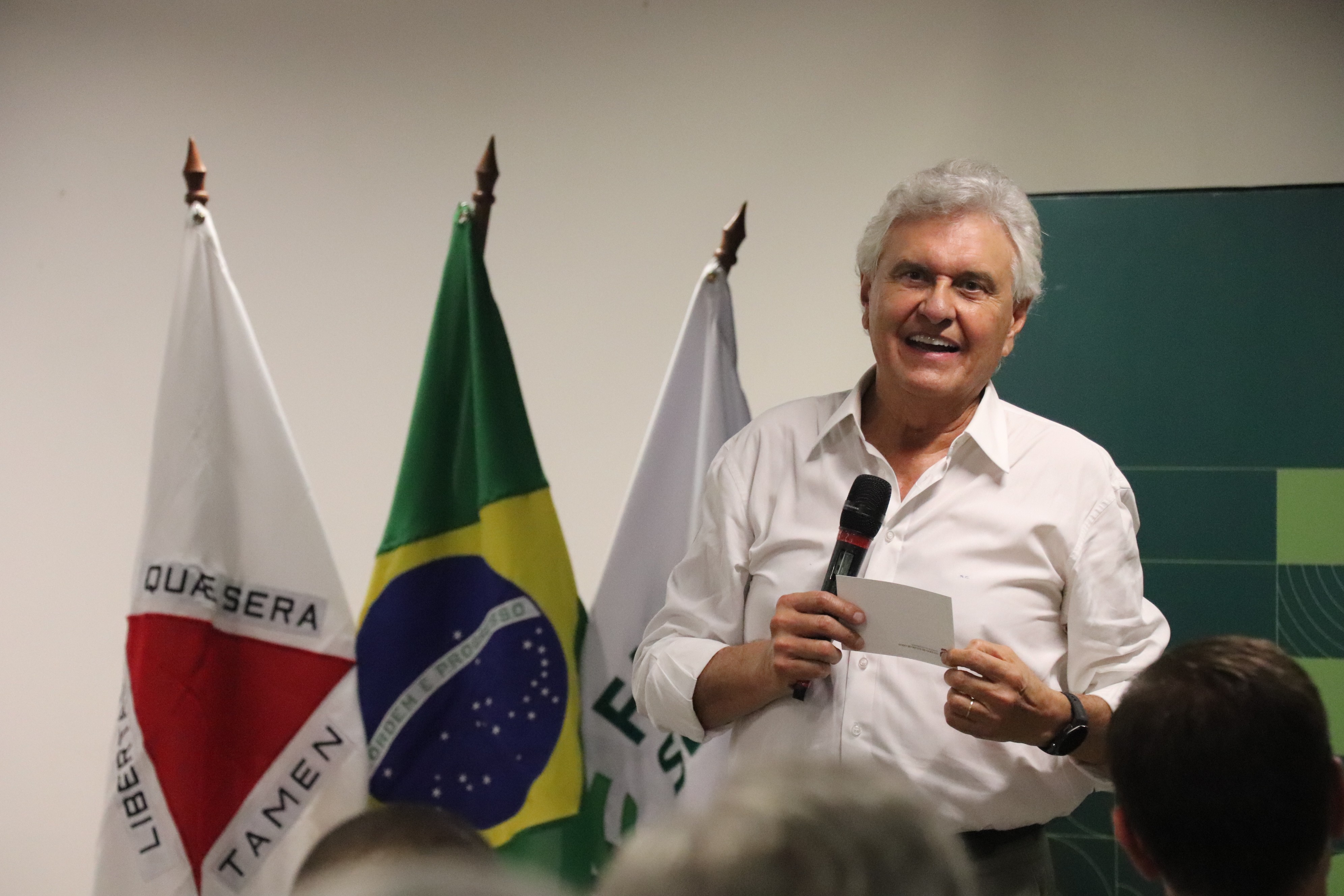 Caiado diz que pode privatizar fatias da Petrobras e afasta possibilidade de ser vice de Flávio