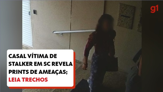 Stalker presa por perseguir dentista tem transtorno psicótico, diz laudo - Programa: G1 SC 