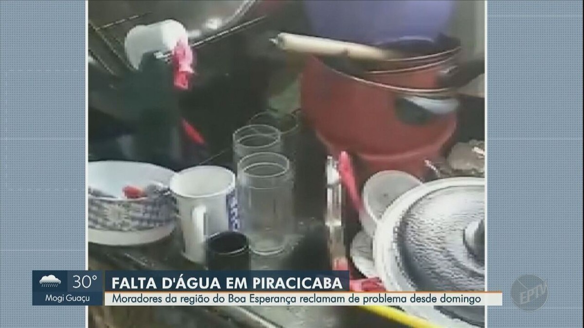 Moradores Relatam Falta De água Há Três Dias Em Bairros De Piracicaba Piracicaba E Região G1 4155