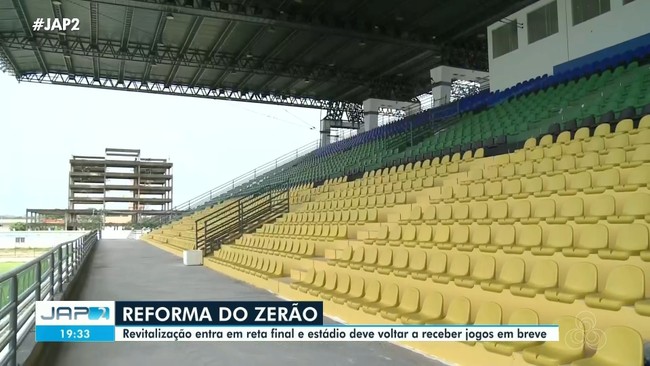 Obra de revitalização do estádio Zerão entra na fase final em Macapá