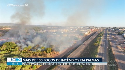 Mais de 100 focos de incêndios são registados nos últimos dias em Palmas