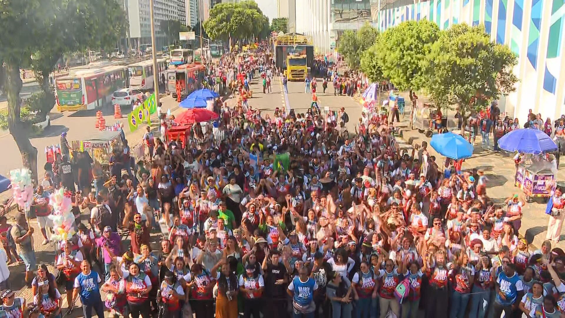 Milhares de fiéis são esperados na Marcha para Jesus neste sábado no Centro do Rio