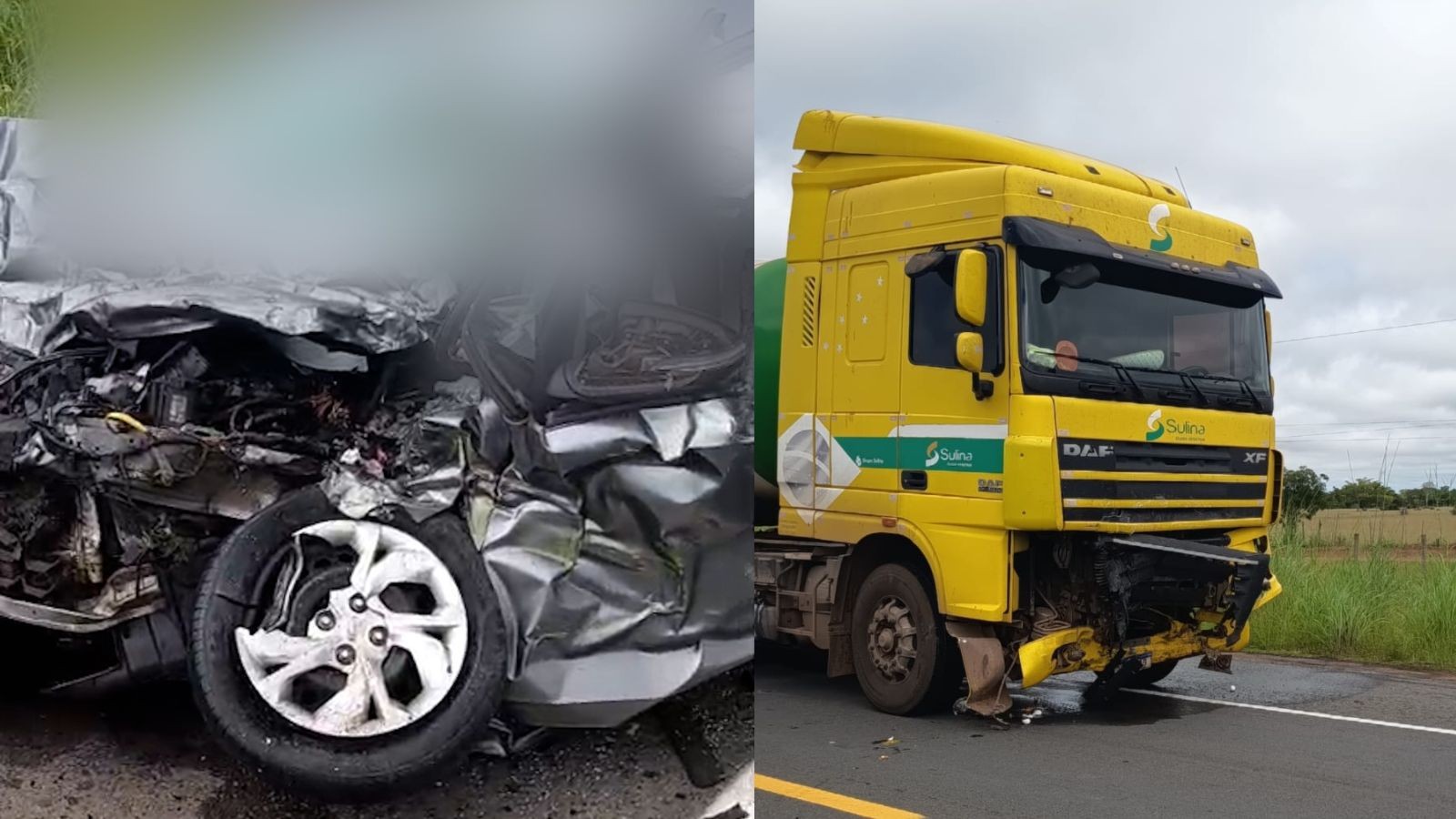 Vídeo: Grave acidente entre carro e caminhão deixa 4 mortos em BR no Piauí; vítimas presas às ferragens