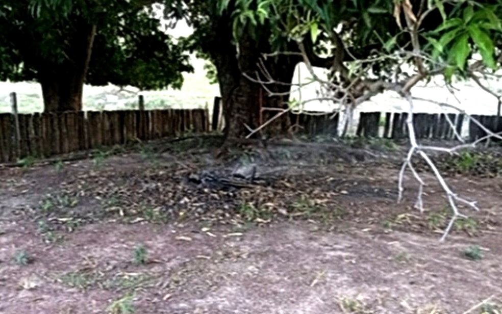 Menino &eacute; encontrado morto em monte de entulho no quintal de fazenda em Piranhas, Goi&aacute;s &mdash; Foto: Divulga&ccedil;&atilde;o/ Pol&iacute;cia Civil