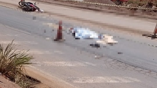 Caminhão atropela e mata motociclista na LMG-653, em Montes Claros  - Foto: (Redes sociais)
