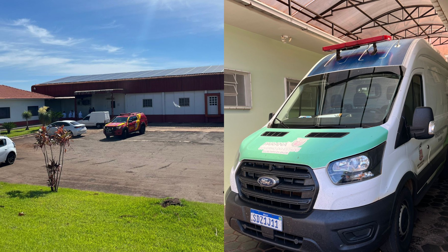 Explosão em frigorífico no Paraná deixa trabalhador ferido