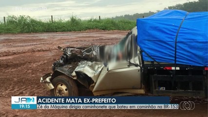 Acidente na BR-153 deixa ex-prefeito de Cariri do Tocantins morto