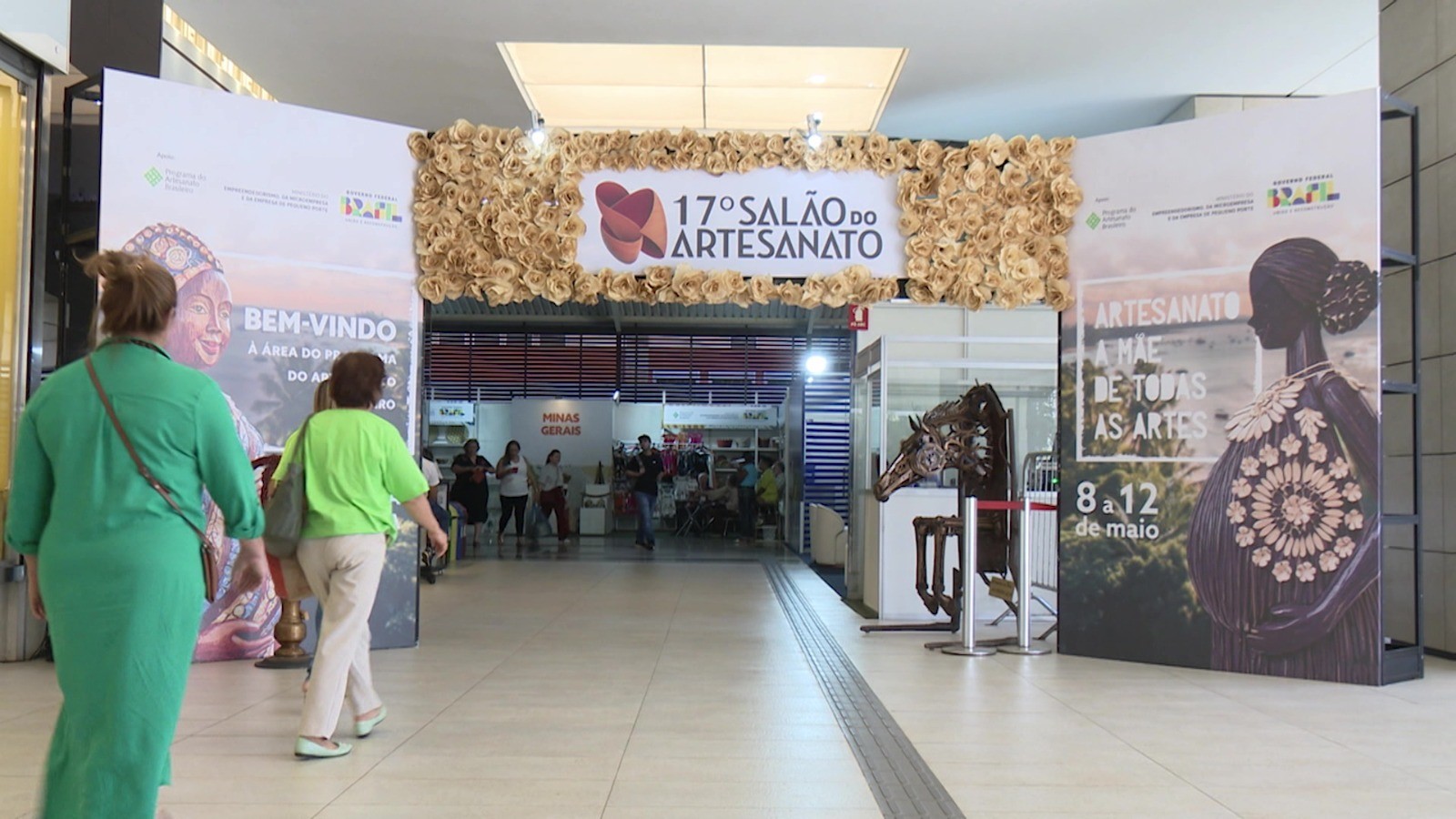 Artesãos do Acre vendem mais de R$ 100 mil em peças em dois dias do 17º Salão do Artesanato, em Brasília