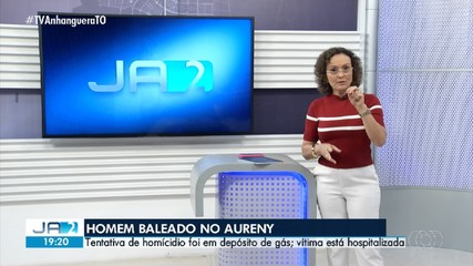 Homem é baleado em depósito de gás no Aureny III