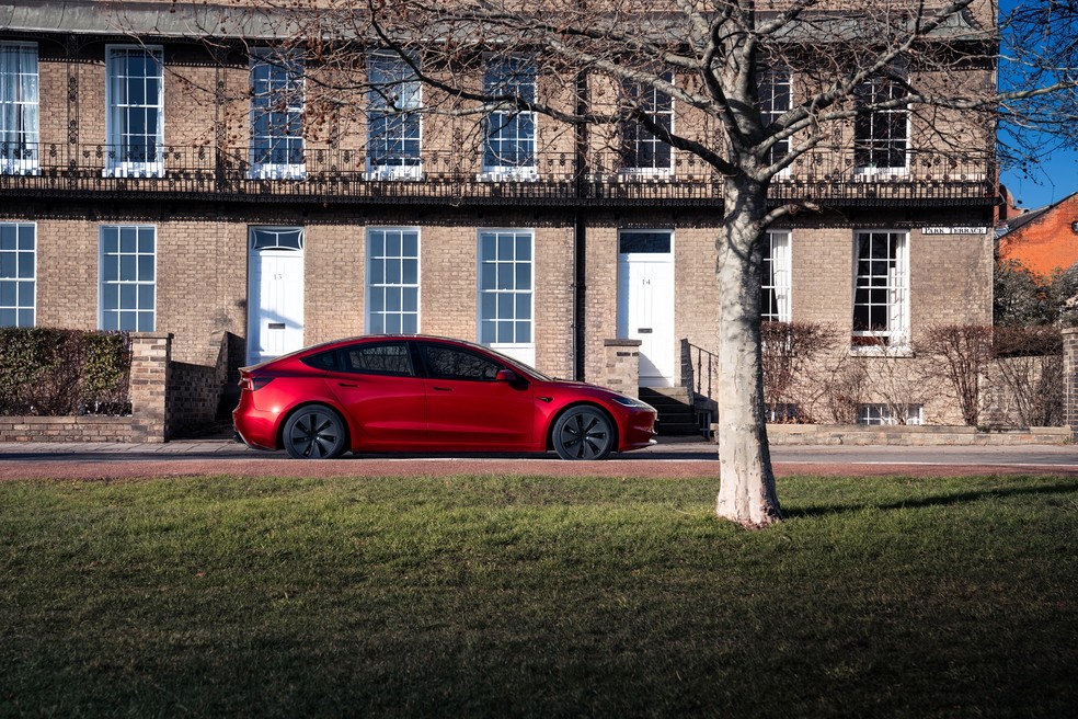 Tesla Model 3 — Foto: divulgao/Tesla