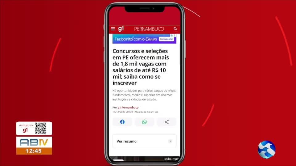 VÍDEOS: AB1 de segunda-feira, 15 de dezembro de 2025