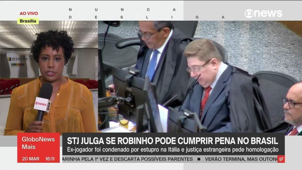 STJ decide que Robinho deve cumprir pena imediata no Brasil em regime  fechado por estupro cometido na Itália, Política