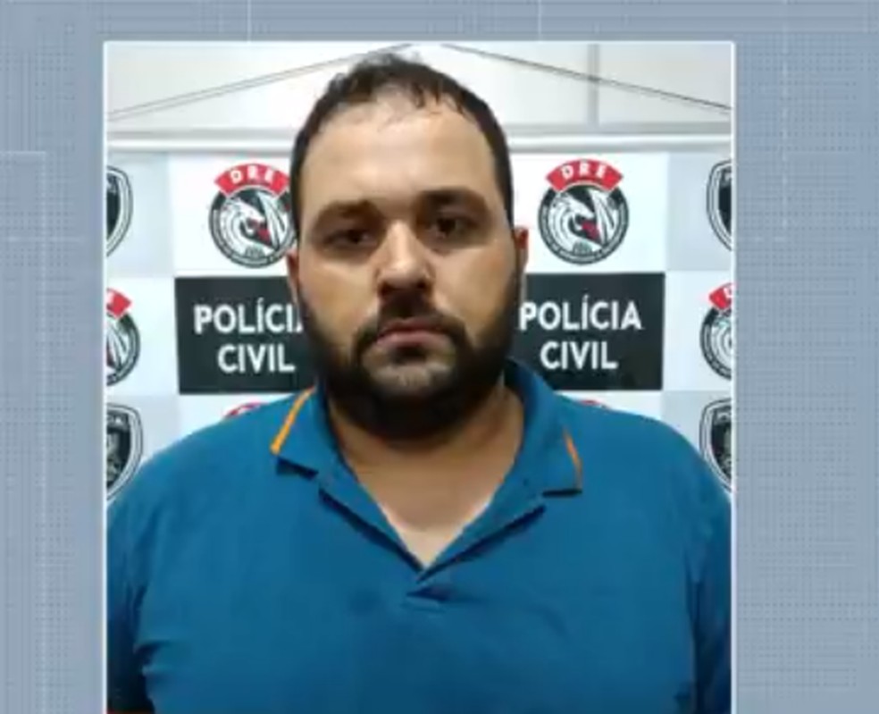 Homem conhecido como "Sansão" é suspeito de liderar facção criminosa envolvida com tráfico de drogas na Paraíba — Foto: TV Cabo Branco