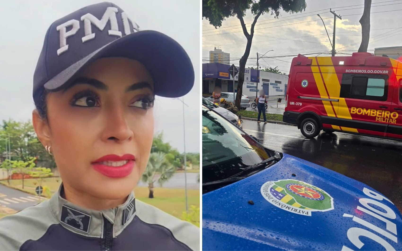 VÍDEO: PM se emociona e consola jovem que não tinha para quem ligar após acidente: 'Você não está sozinha'