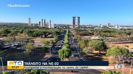 Veja a movimentação na Avenida NS-02 na manhã desta quarta-feira (19)