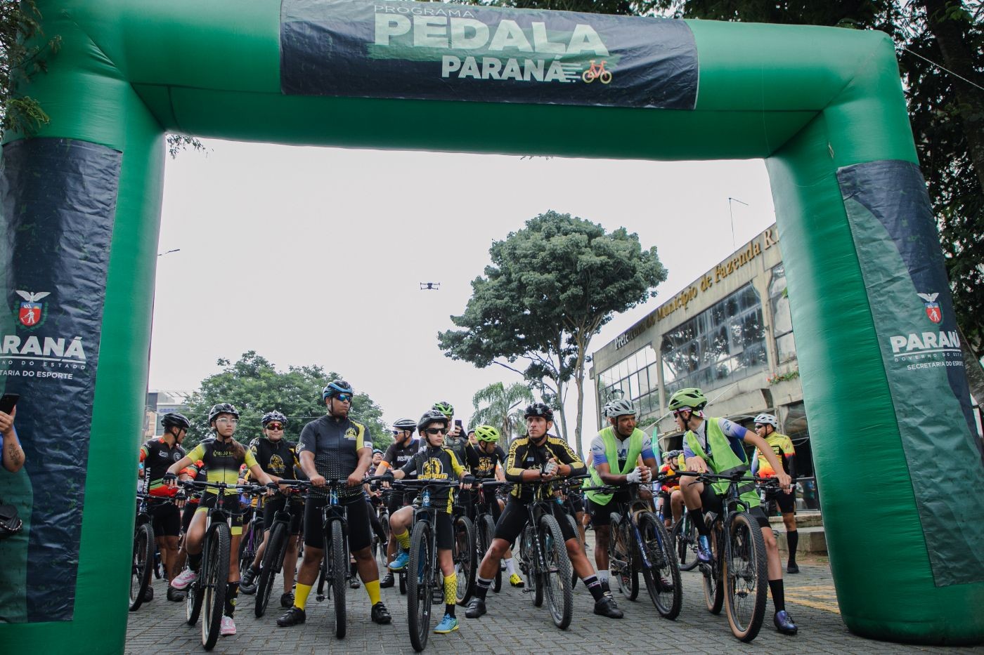 Ciclorrota Caminho Capocuense atrai centenas de ciclistas para Fazenda Rio Grande