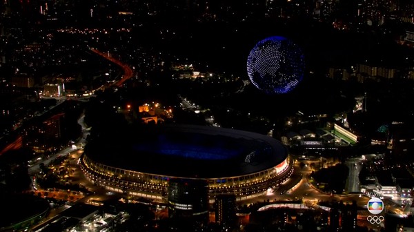 Mais de 1800 drones iluminaram cerimónia de abertura dos Jogos Olímpicos de  Tokyo