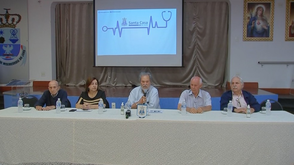 Crise financeira leva diretoria e Conselho Fiscal da Santa Casa de Jaú a renunciar — Foto: TV TEM/Reprodução