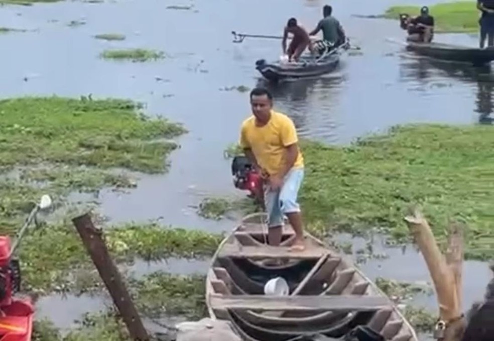 Idosa, jovem grávida e adolescente morrem afogadas após canoa afundar em lago no interior do MA — Foto: Reprodução/Redes sociais