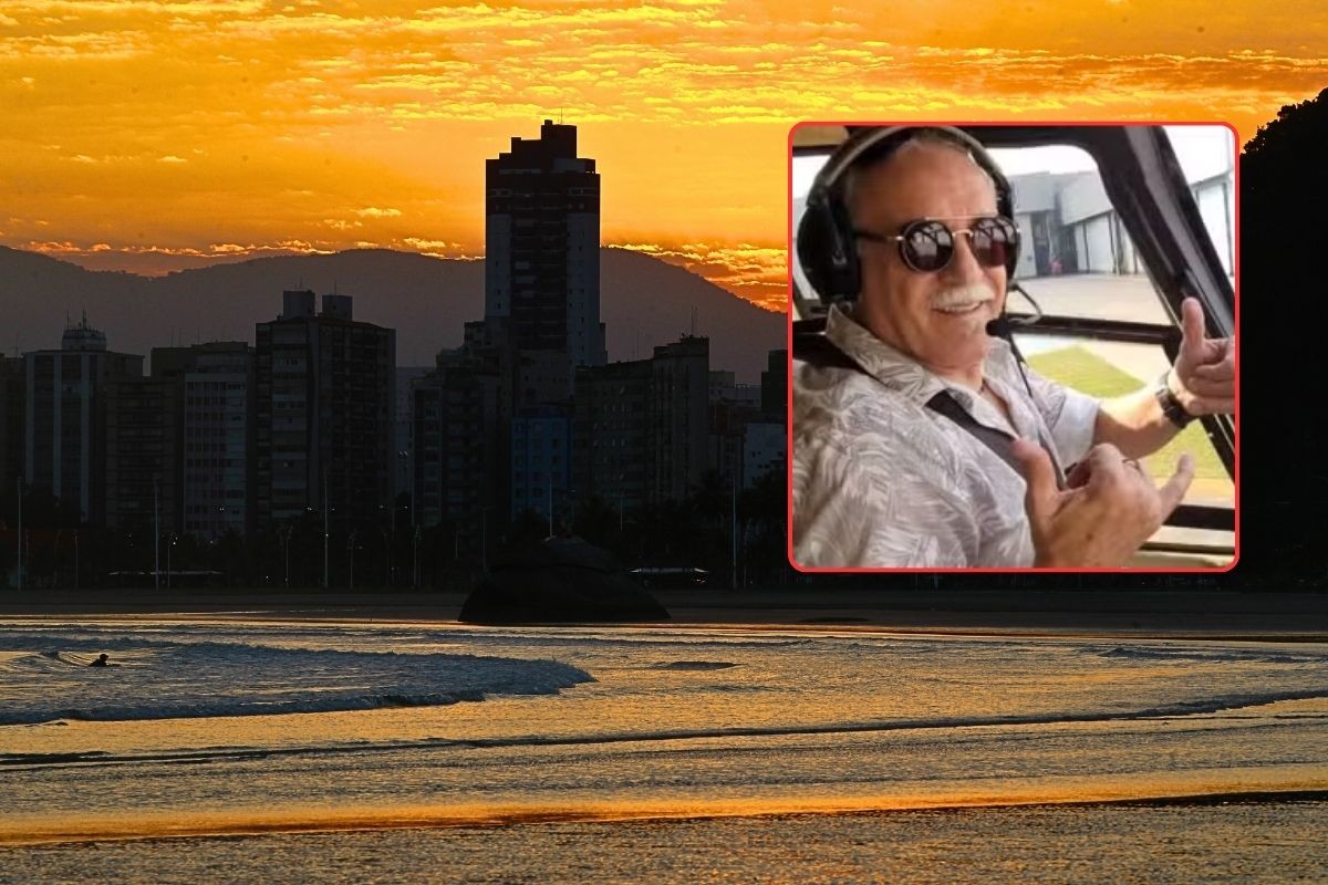 Piloto morto em assalto pediu para ter cinzas jogadas no mar do litoral de SP 