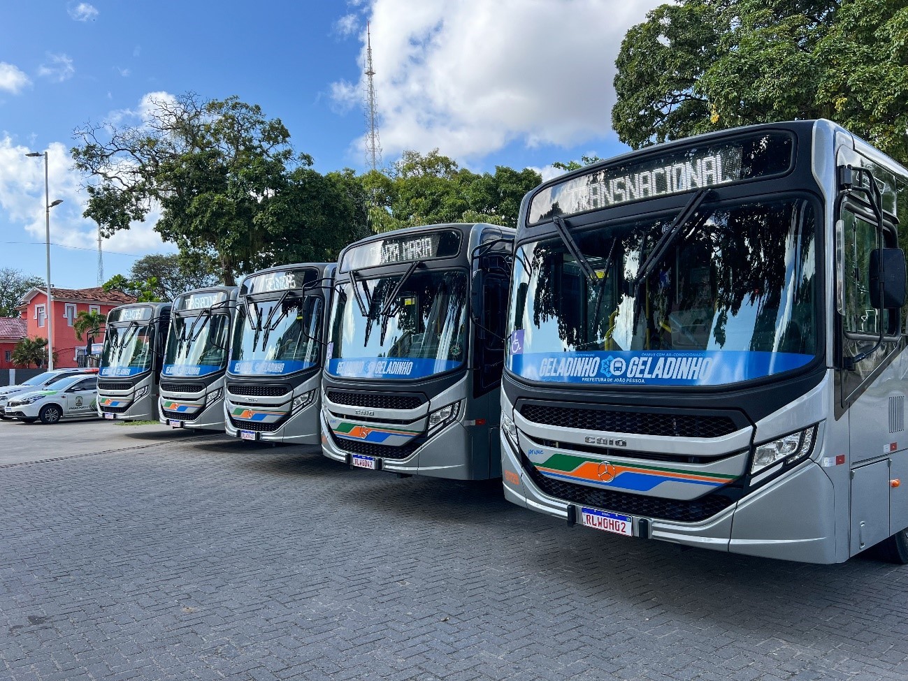 João Pessoa recebe 120 novos ônibus para o transporte coletivo desde 2023