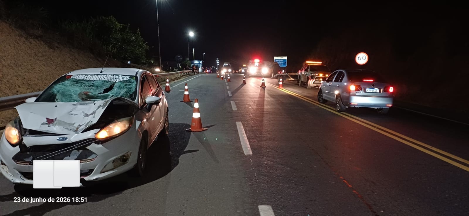 Homem morre após ser atropelado na BR-381, em Governador Valadares