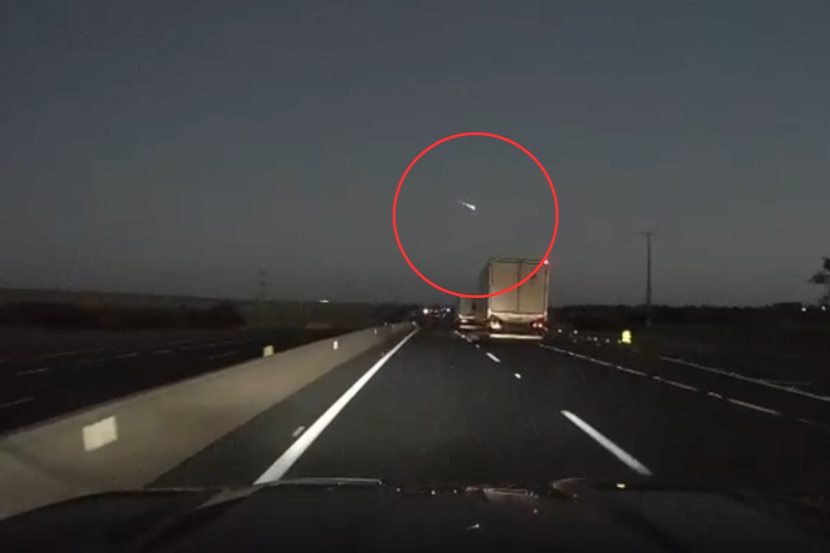 VÍDEO: motorista registra meteoro ‘caindo’ no interior de SP; ‘Brilha mais que qualquer estrela’, diz especialista