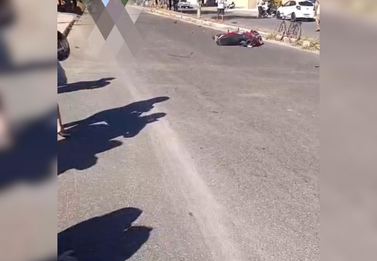 Mulher morre após moto ser atingida por carro no interior do Tocantins