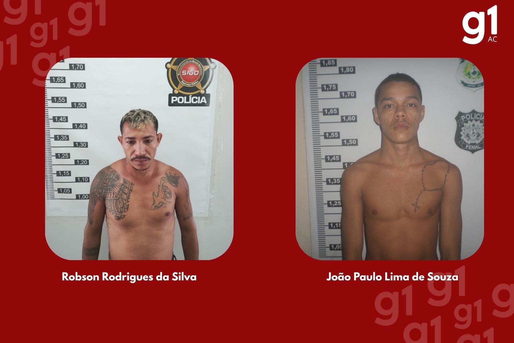 Dois detentos que fugiram do presídio de Cruzeiro do Sul são capturados