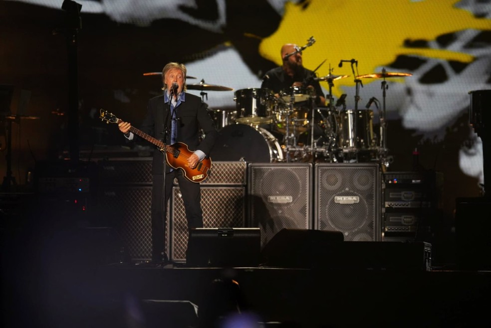 Paul McCartney em Florianópolis — Foto: Lucas Amorelli/ NSC