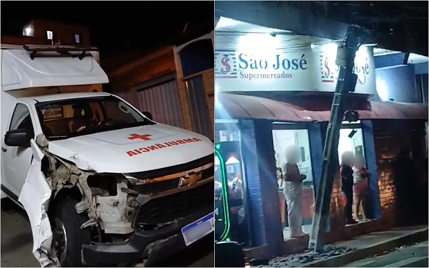 VÍDEO: Motorista bate ambulância da prefeitura e é preso em flagrante em Três Corações, MG