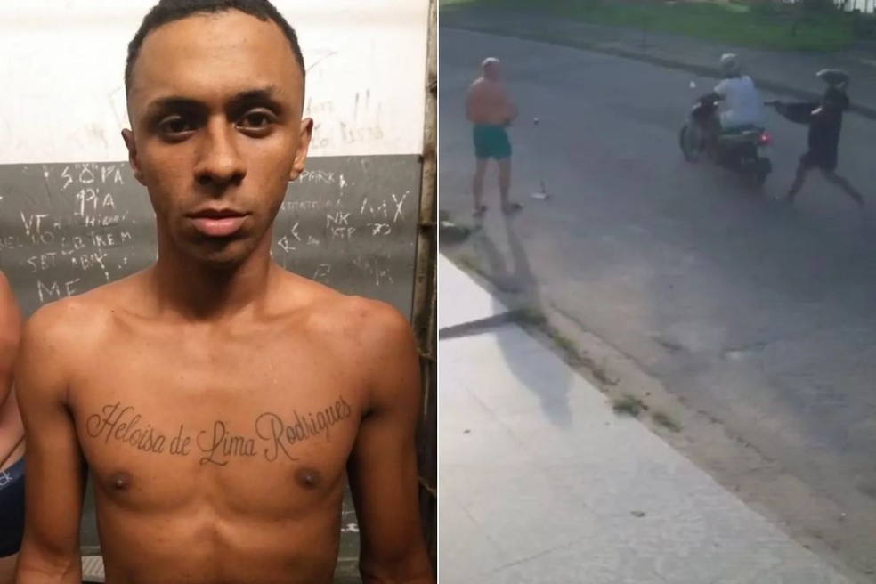 Giovanni Noha da Silva Rodrigues, de 20 anos, é apontado por envolvimento no assassinato do sargento — Foto: Reprodução/Polícia Militar