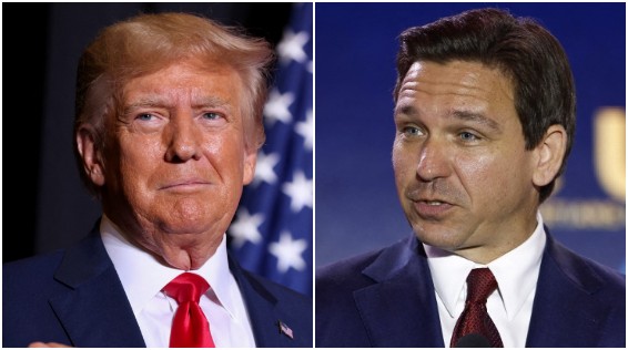 Trump diz se sentir 'muito honrado' com apoio de DeSantis na campanha à presidência dos EUA