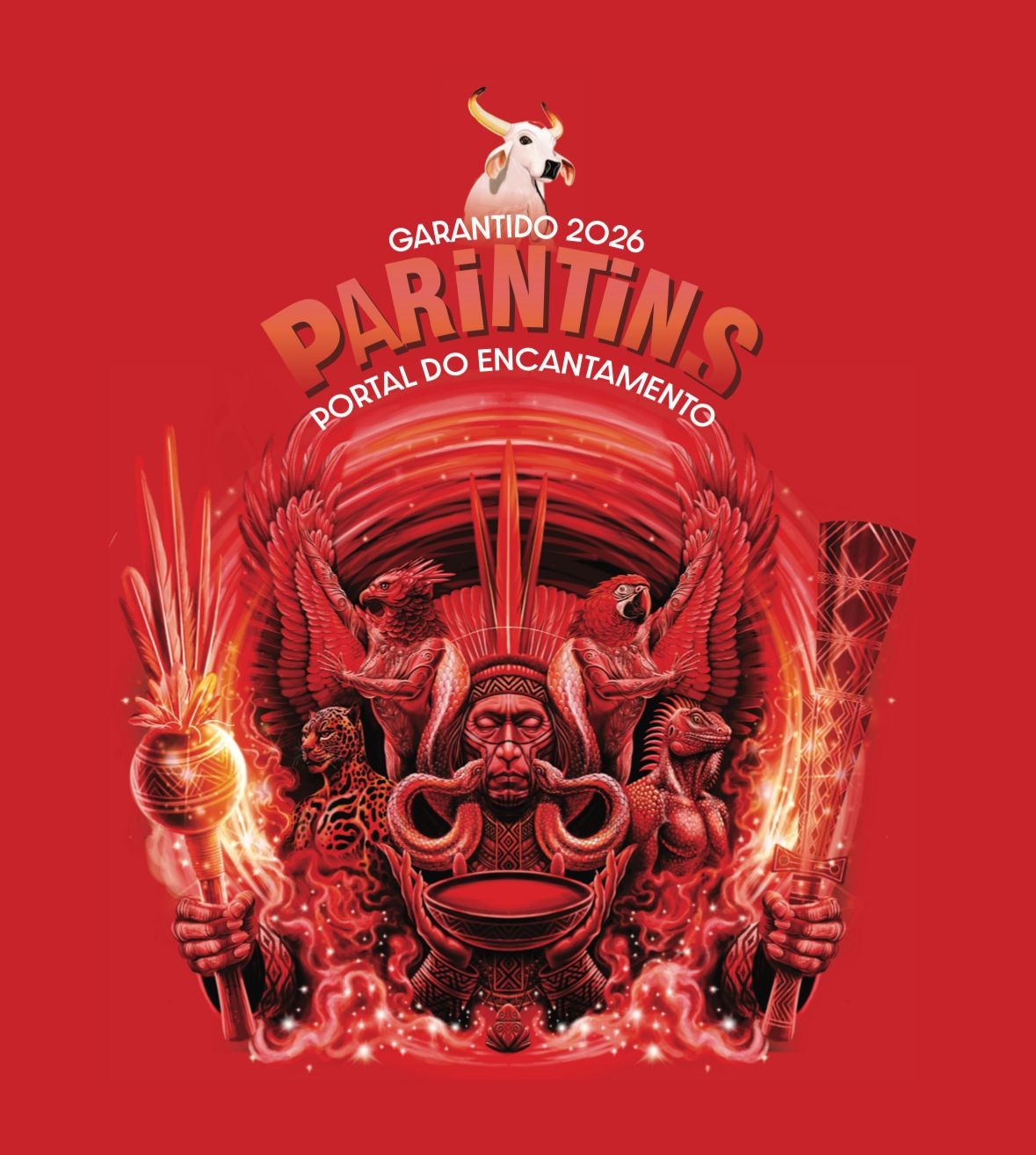 Boi Garantido anuncia tema para  Festival Folclórico de 2026: 'Parintins: Portal do Encantamento'