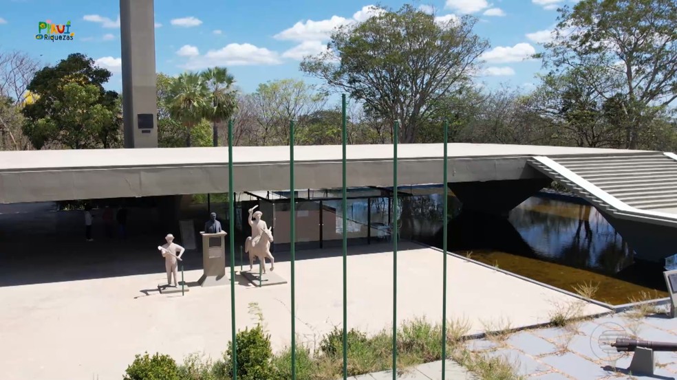 Monumento em homenagem à Batalha do Jenipapo, em Campo Maior. — Foto: TV Clube
