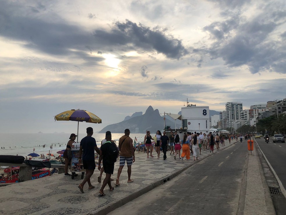 Orla do Rio — Foto: Thaís Espírito Santo/g1 Rio