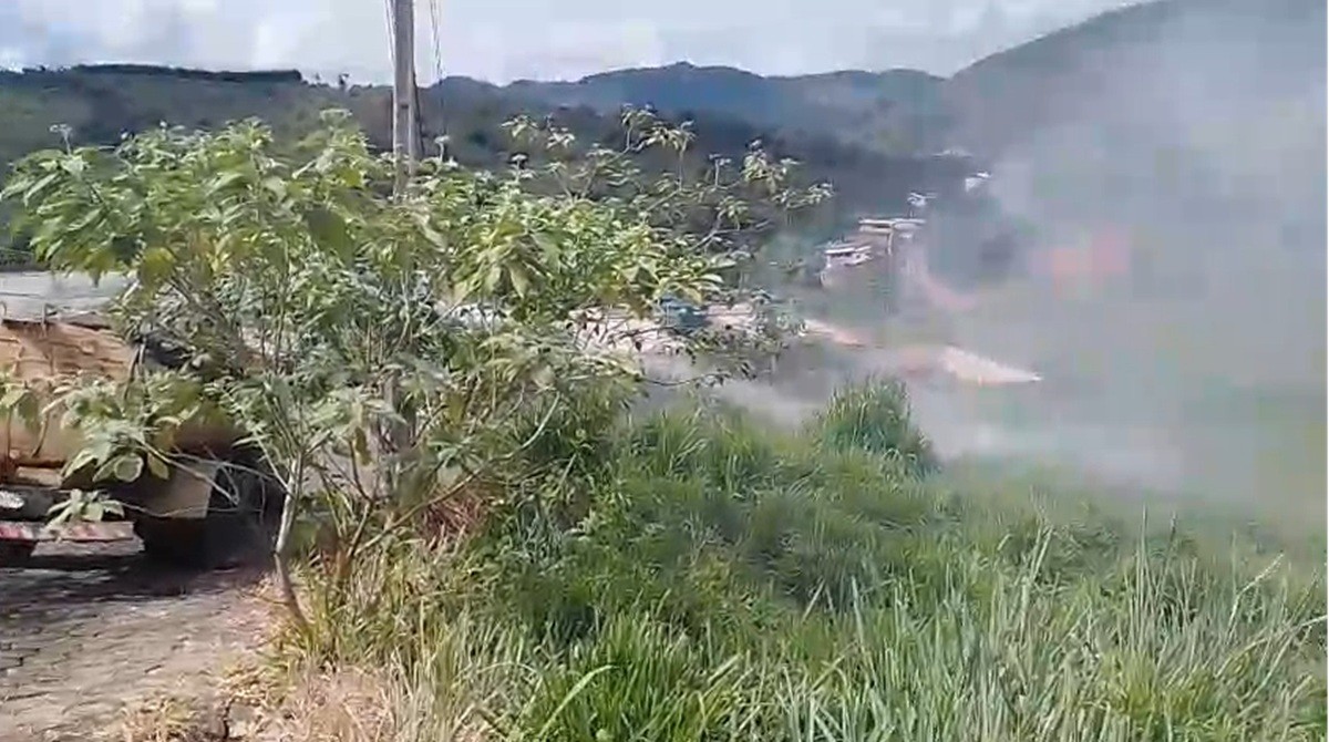 Queimadas acendem alerta em Porciúncula com início da estiagem