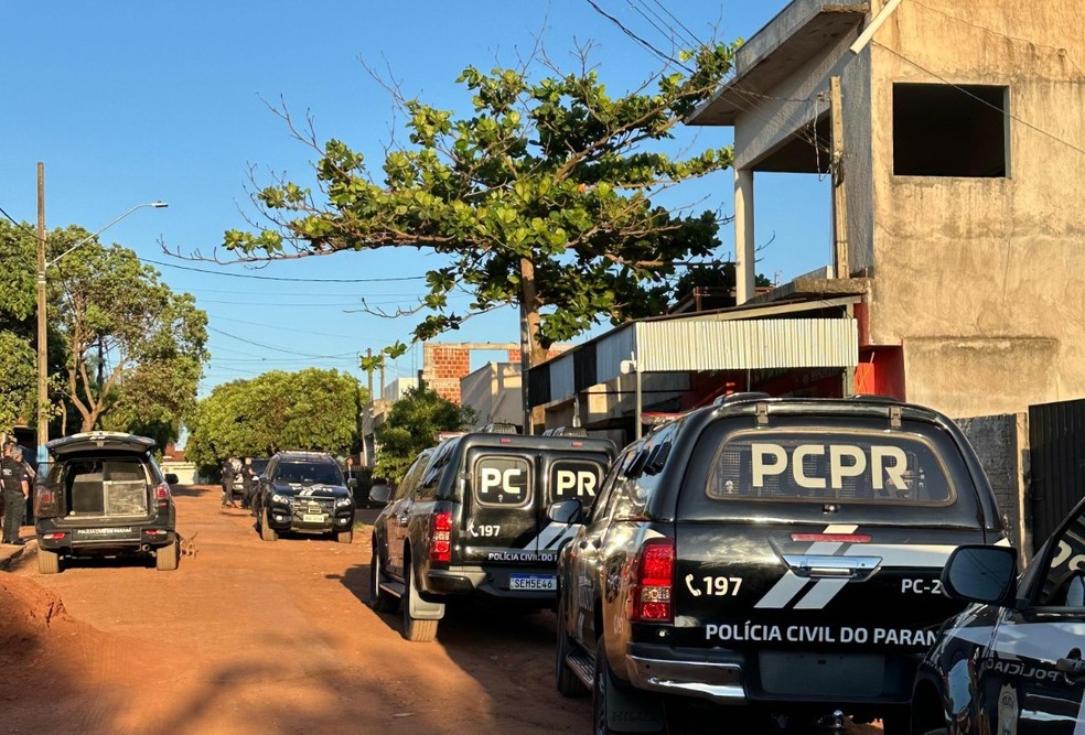 Polícia prende família suspeita de traficar drogas em Tapejara — Foto: PCPR